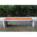Outdoor bench kits concrete garden bench solid wood bench